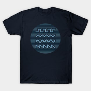 Synthesizer Waveforms T-Shirt